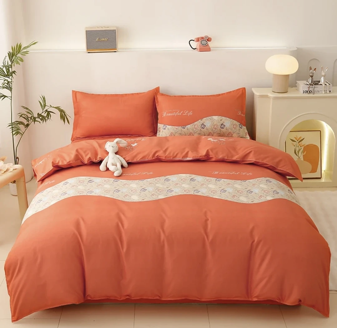 【盛典花枝四件套】床单2.3*2.3米+被套2*2.3米+一对枕套45*75cm