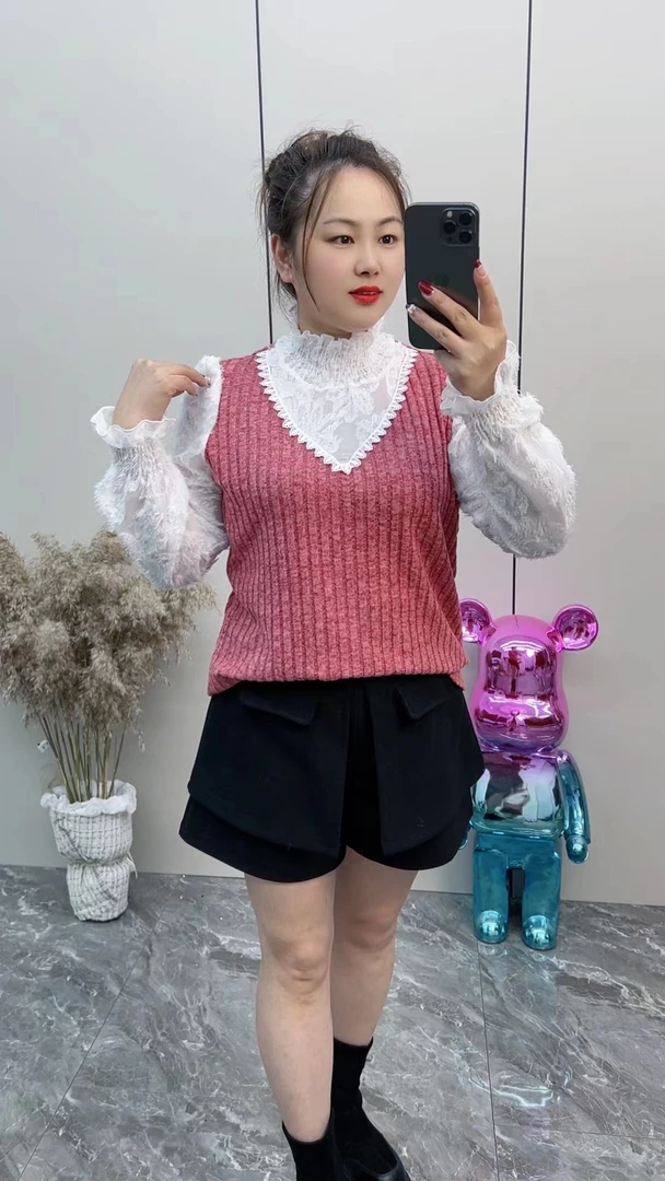 2025大码女装秋冬新款上衣长袖百搭气质打底衫女显瘦洋气休闲衬衫