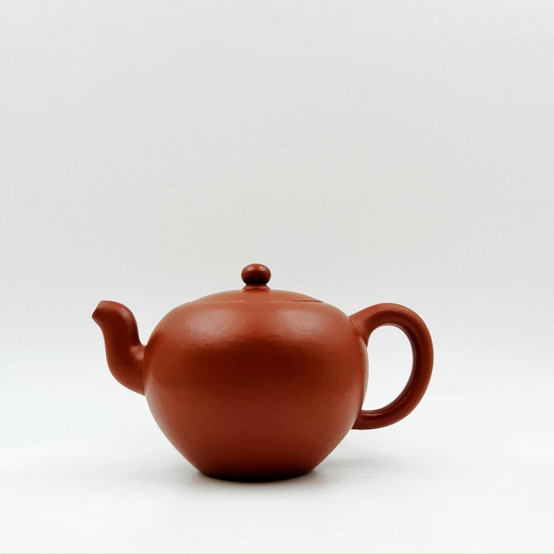 迷悟壶梁 精工半手工原矿赵庄生砂朱泥一粒珠140CC小容量紫砂壶