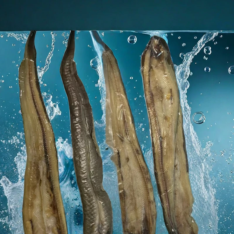 大连长海县野生淡干鳝鱼干整条真空袋装