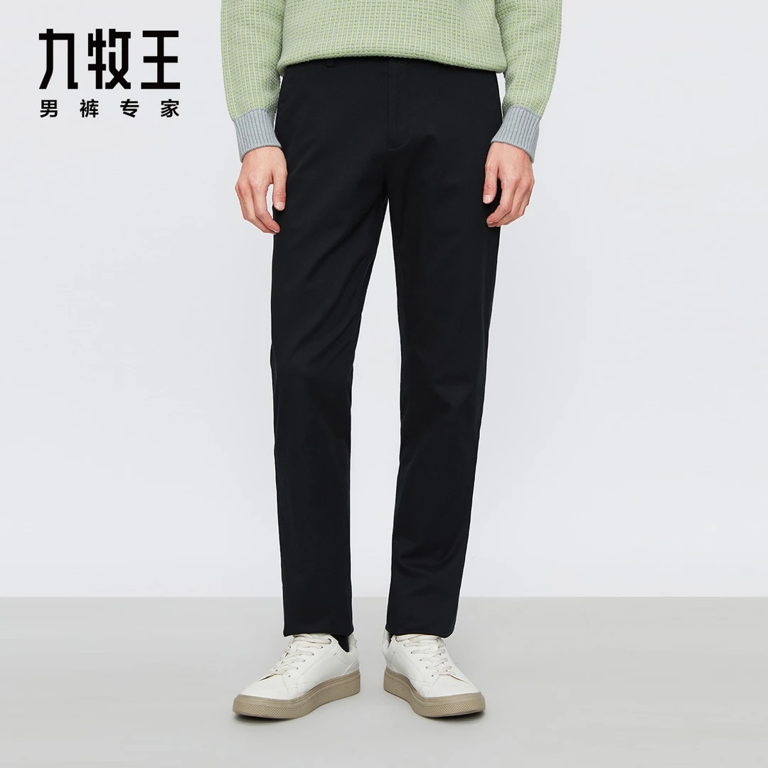 Joeone/九牧王【莫代尔+抗菌】2022秋冬新款舒适男休闲裤TB1B502