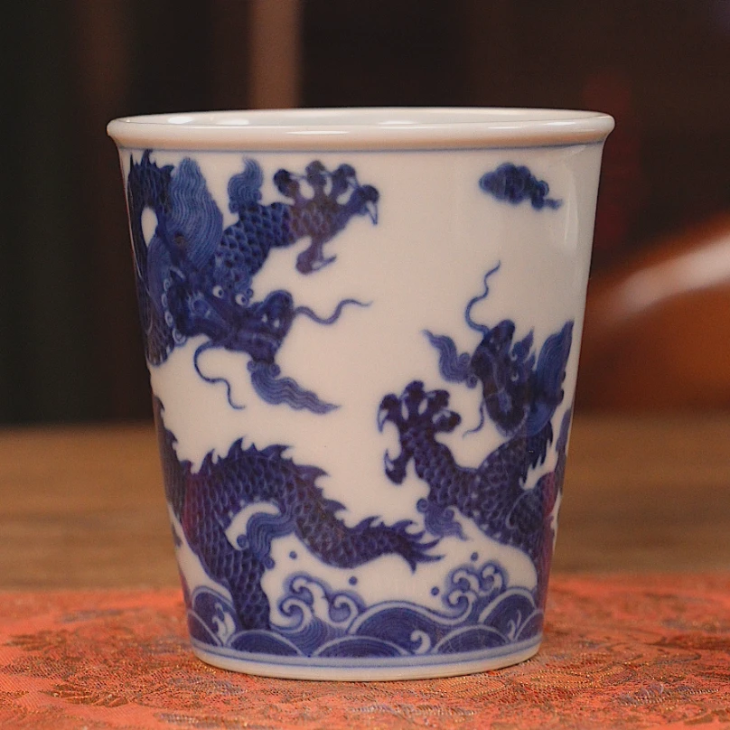 团窑 苍龙教子可乐杯