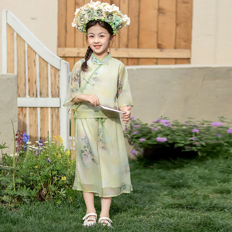 【梦江南】春夏女童古风汉服小众设计师款