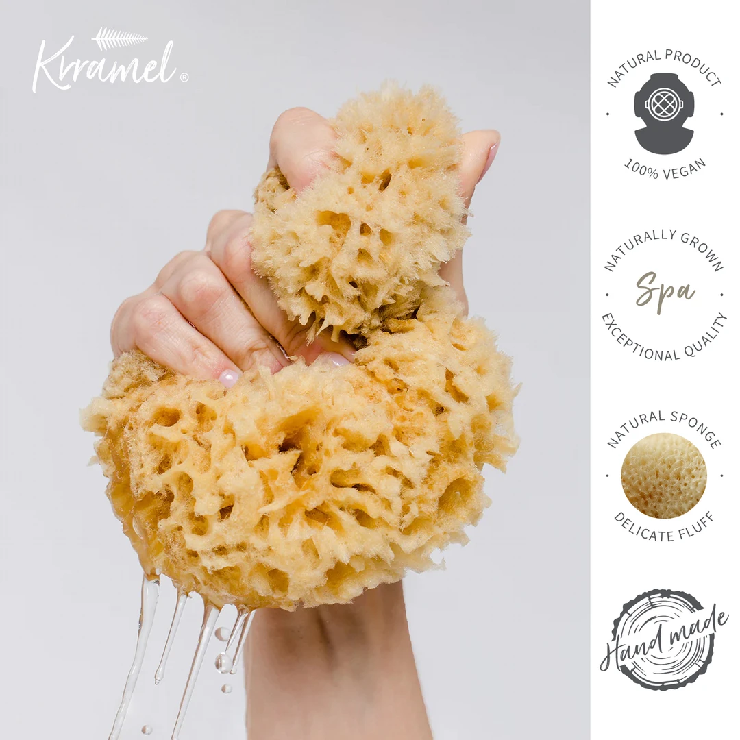 KRRAMEL洗浴泡澡海绵婴儿幼儿抗菌洗澡儿童柔软搓背洗澡海绵澡球