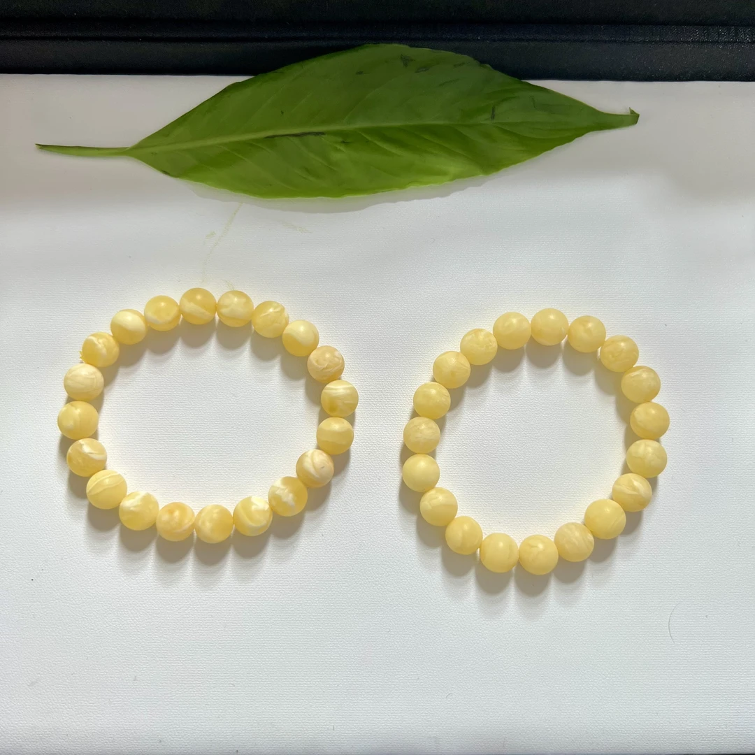 【小宝珠宝】2 5 S4971-蜜蜡单圈手串-多样性发一件-10mm