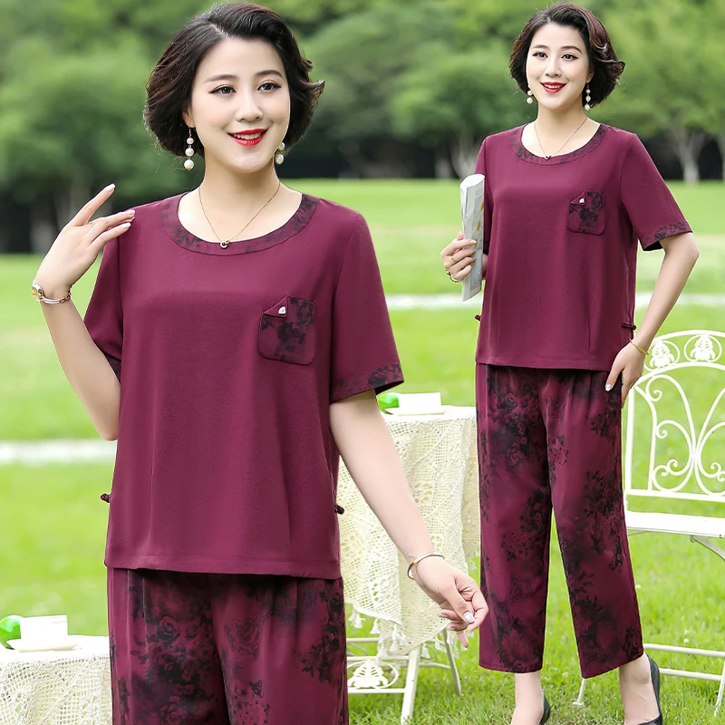 美学家妈妈夏季衬衫婆婆新款薄外套奶奶老太太气质开衫女B3692