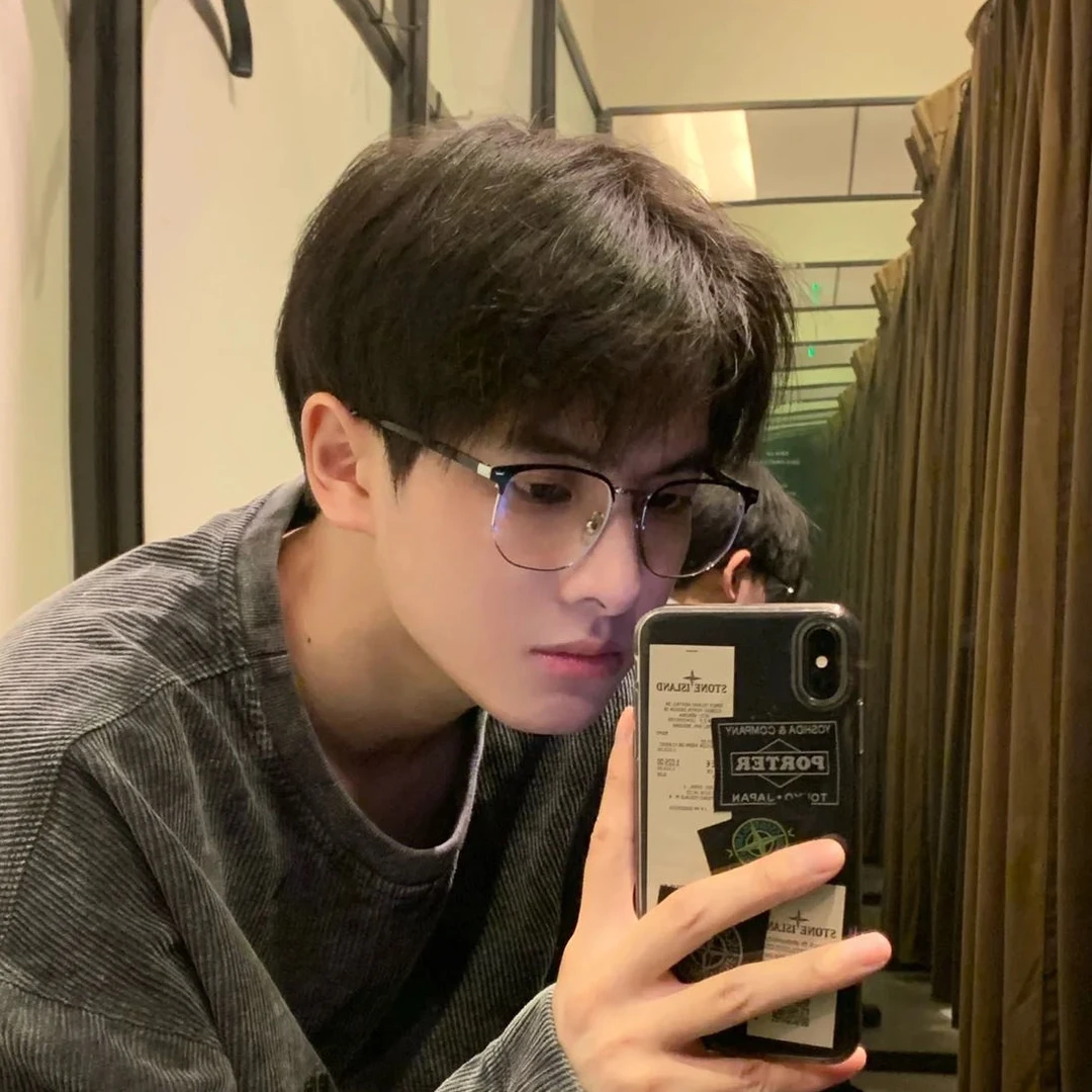 回头率超高!超好看的斯文复古半框近视眼镜男可配度数防蓝光镜框