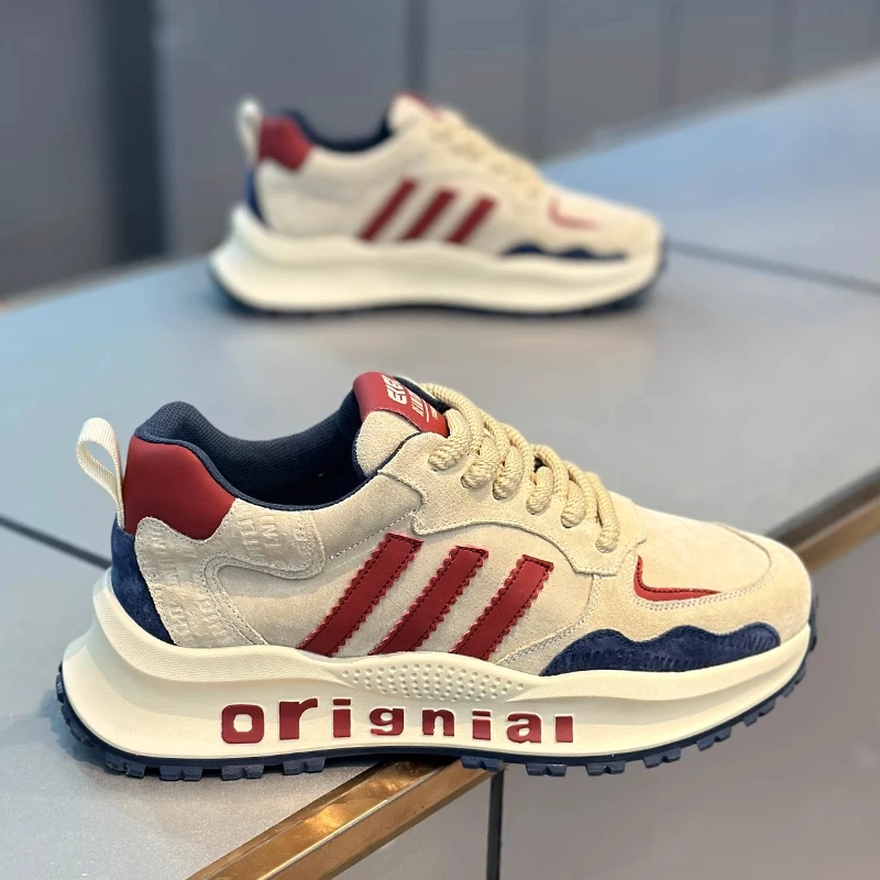 2024秋冬男士季新款阿甘鞋百搭潮鞋软底时尚厚底潮流舒适休闲