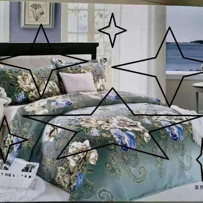 大绿花床单2米3* 2米4