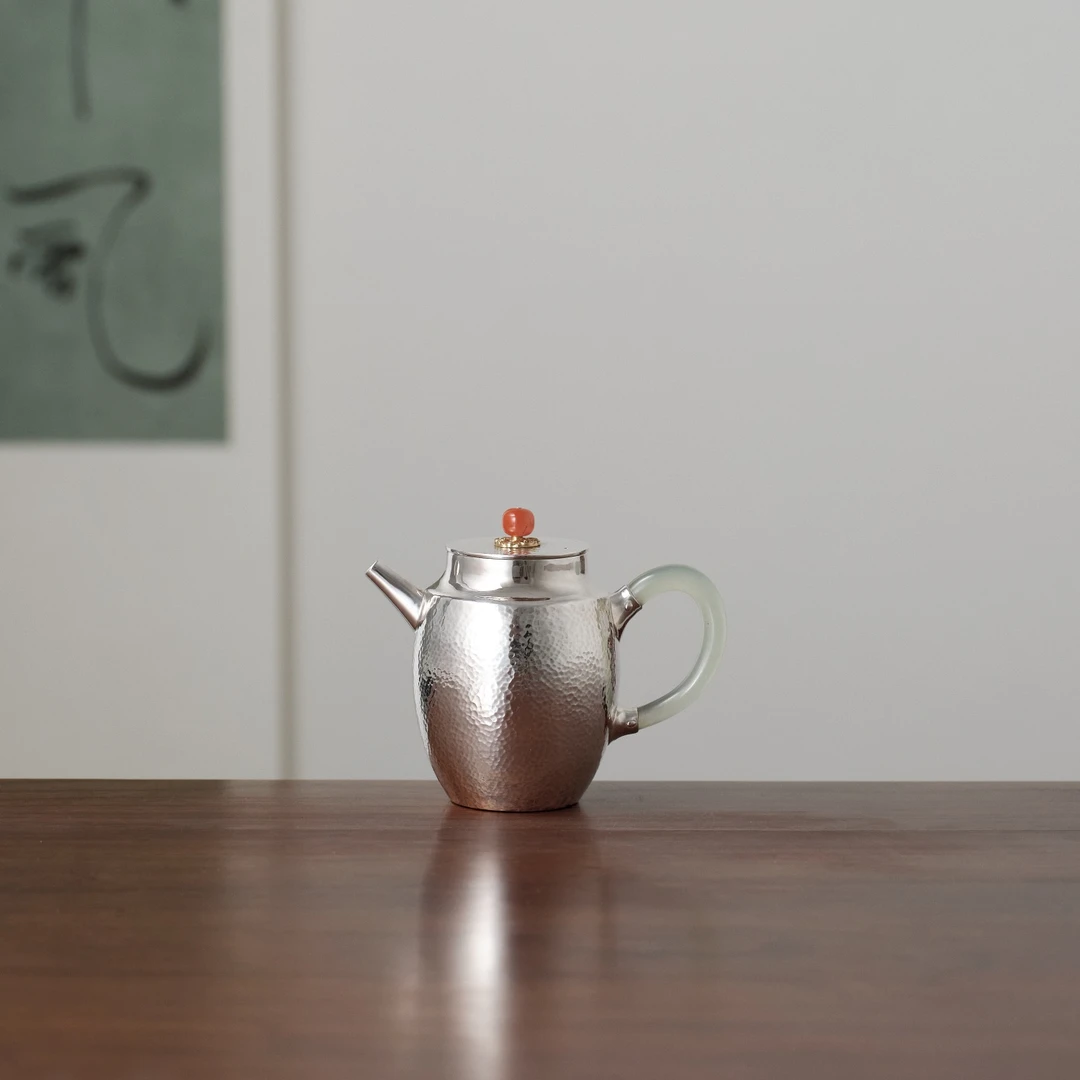 自逸堂-茶家家用玉把泡壶煮水泡茶壶茶具重量约95克容量约125ml