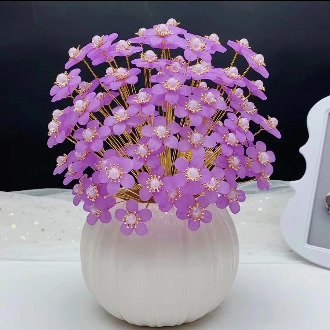 【两份材料包】花开四季材料包DIY手工串珠花艺珠子