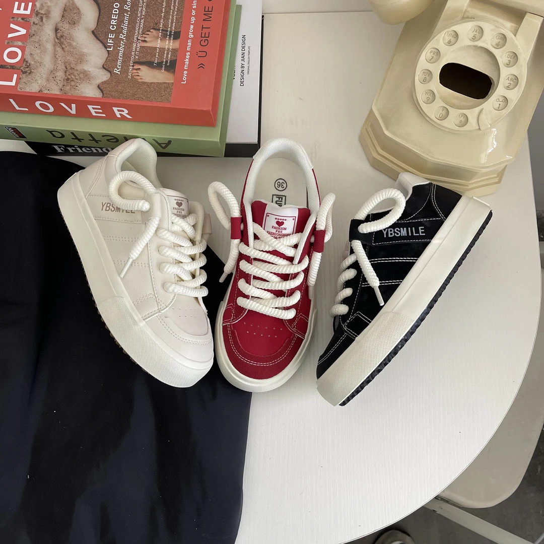 【YUYU】百搭时尚休闲鞋2023年秋季新款粗麻绳设计韩版低帮女鞋