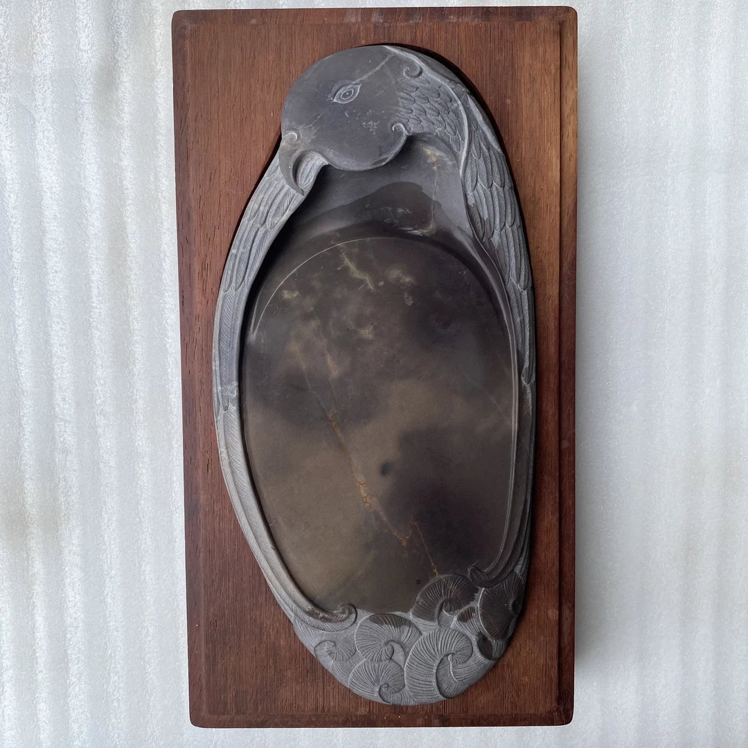 端砚砚台坑仔 英武双全文房用品研磨顺化滋润石质