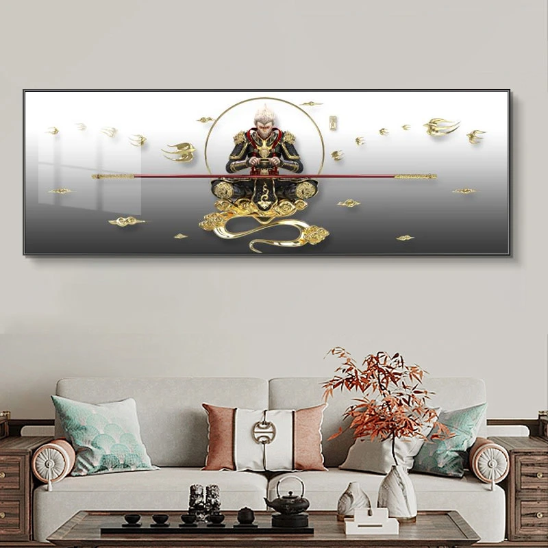 【银河】齐天大圣客厅装饰画装饰画挂画200*70