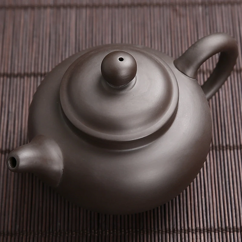 20232新款紫砂宫灯泡茶壶家用茶具小容量中式紫泥茶道复古200cc