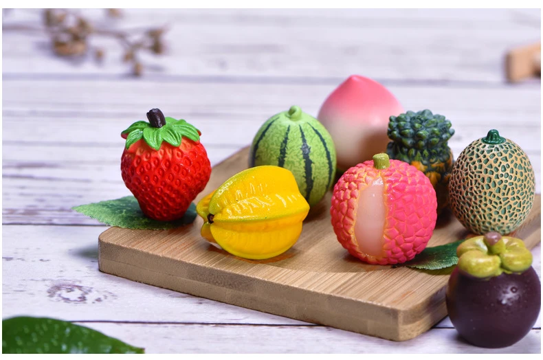 （全夜光）仿真小水果萌粒摆件【对对碰玩法】