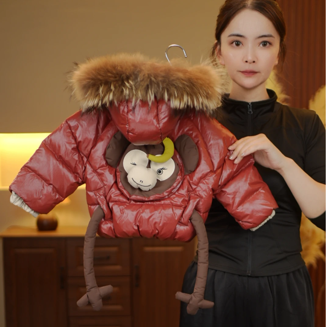 现货【冬款】2024新款儿童加厚保暖冬季秋冬90白鸭绒羽绒服35310