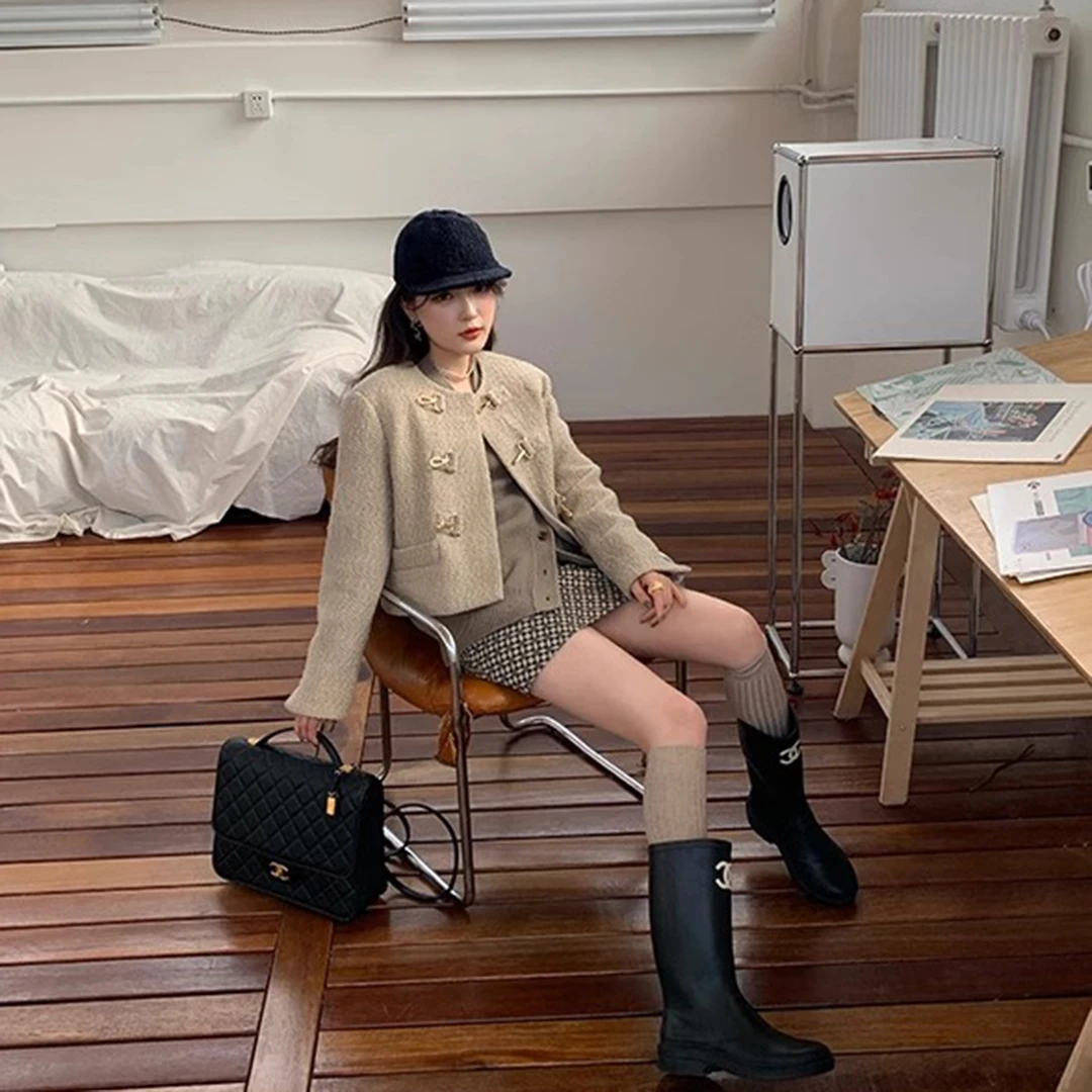 洋气香风短款外套QW224075