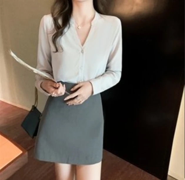 编号051-100春款上衣衬衫百搭淑女时尚女款