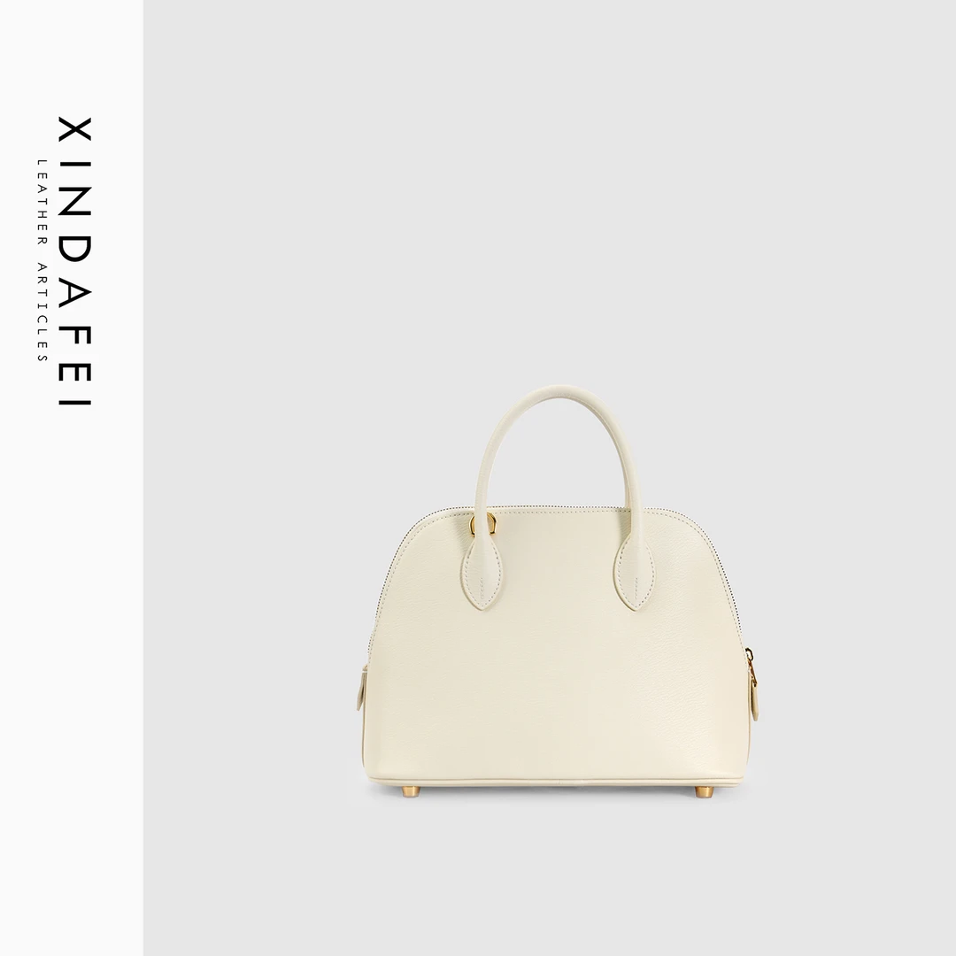 时尚轻奢8A010白色经典手提斜挎女包