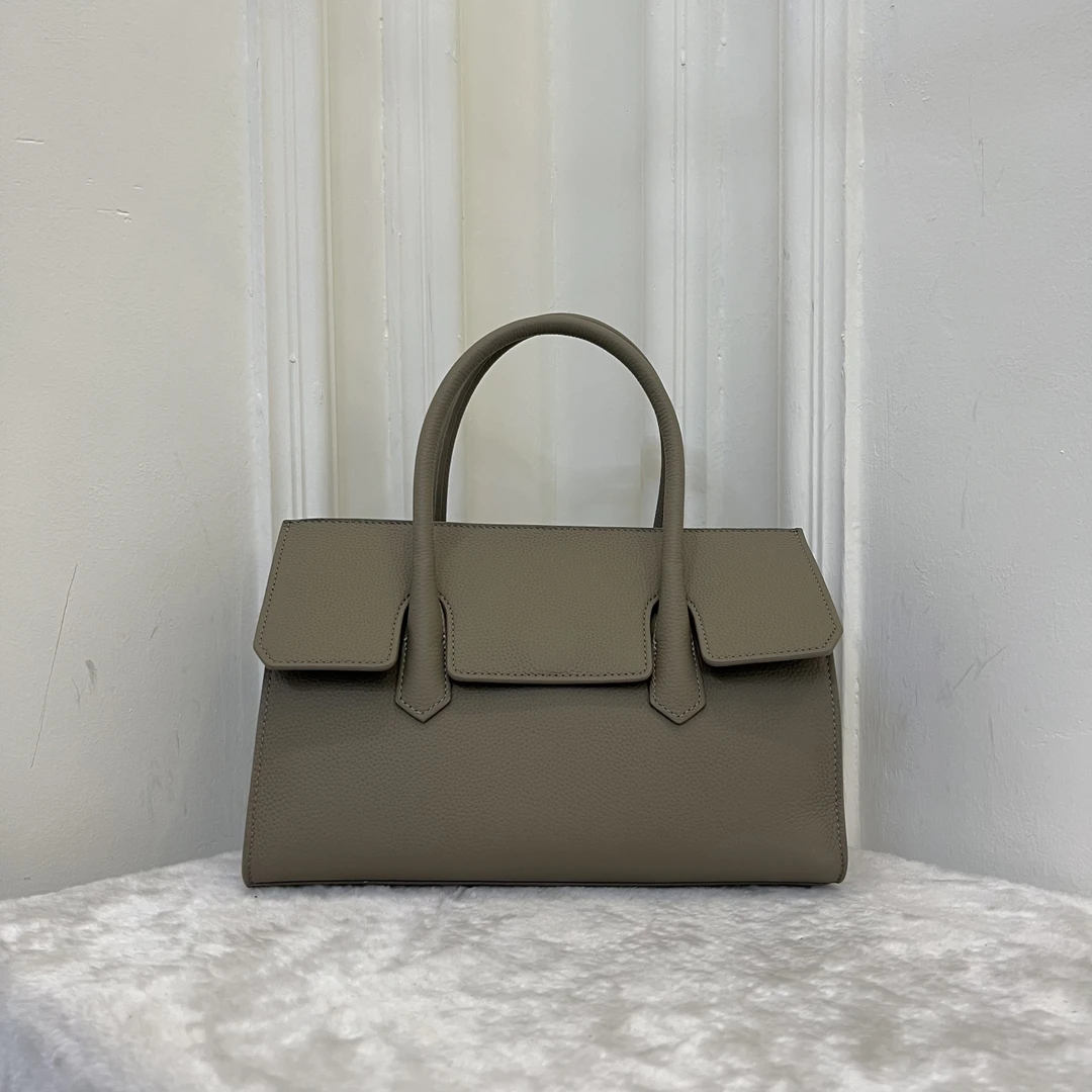 时尚手提7377大象灰百搭轻奢通勤斜挎气质女包