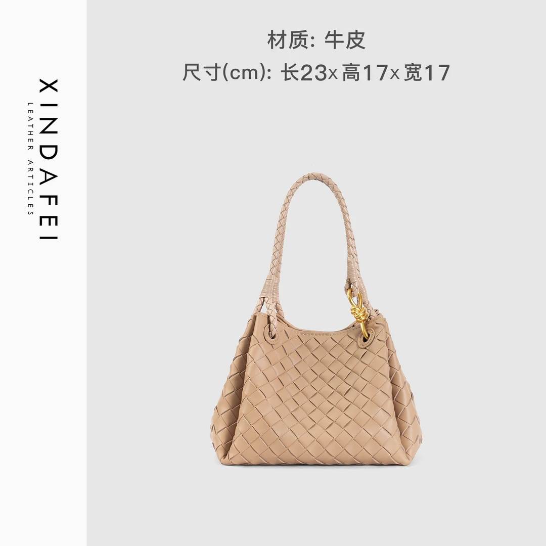 时尚手提8Q105奶茶色轻奢斜挎女包