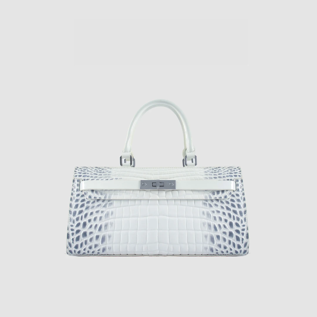 绿谷6283白色新品高级手提气质女包高奢可斜挎商务通勤