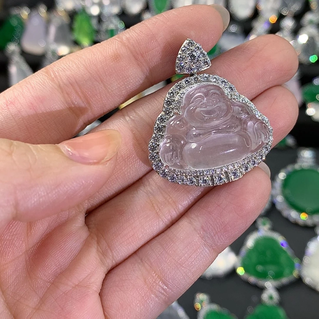 【闪购商品】石英质玉颈饰银S925镶嵌