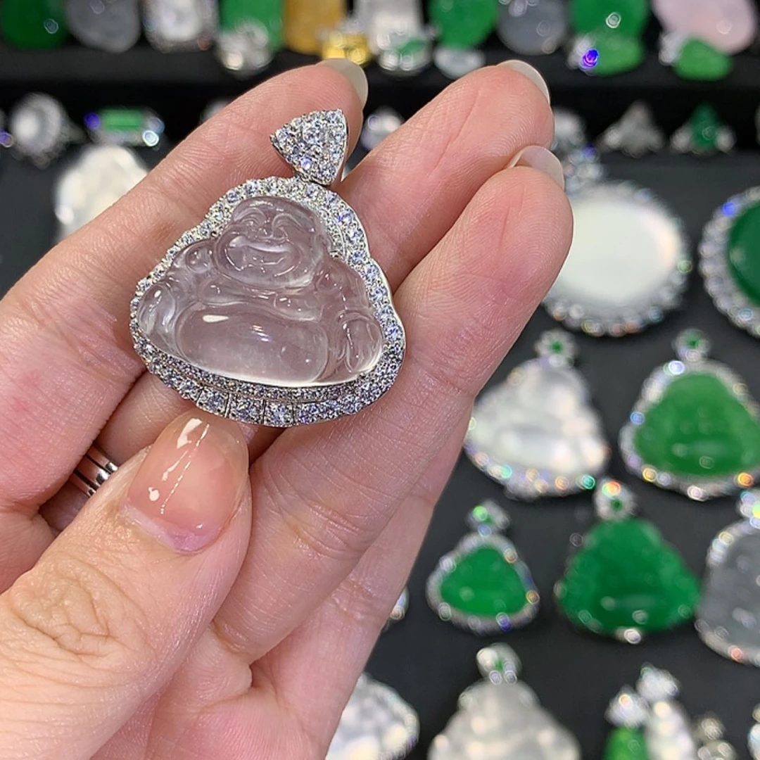 【闪购商品】石英质玉颈饰银S925镶嵌杜*
