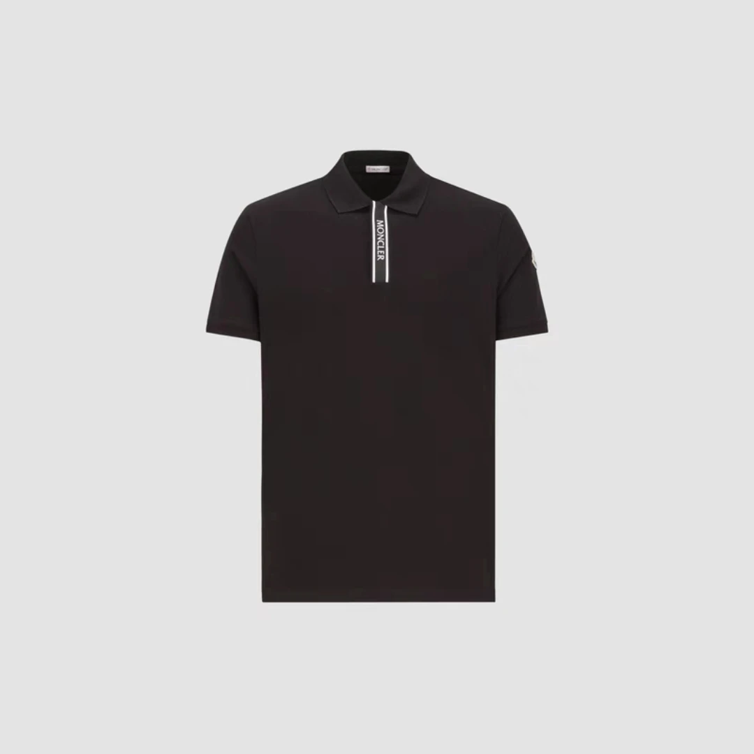 全新未使用 MONCLER 男士POLO衫纯色经典夏季休闲时尚商务翻领