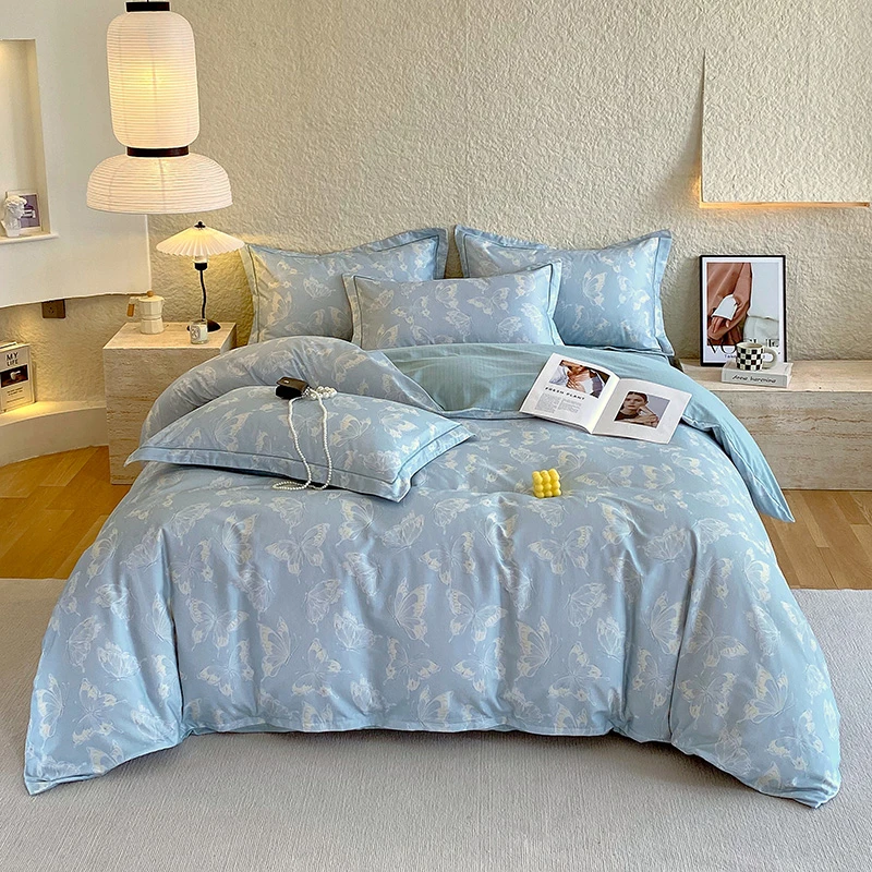 【不起球不掉毛】加厚100%纯棉四件套礼盒套装全棉床单双人被套床笠