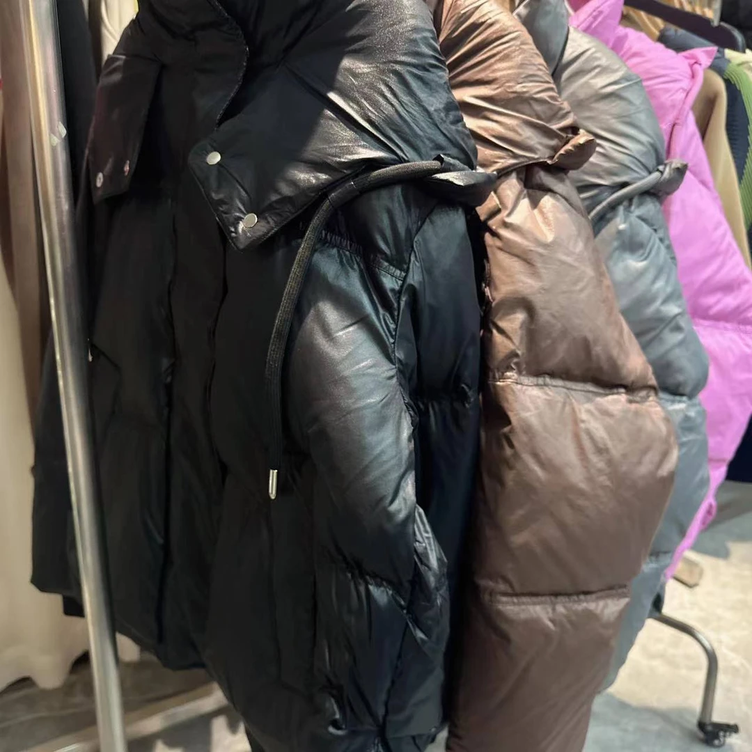 【井施】8003  时尚百搭宽松外套鹅绒服