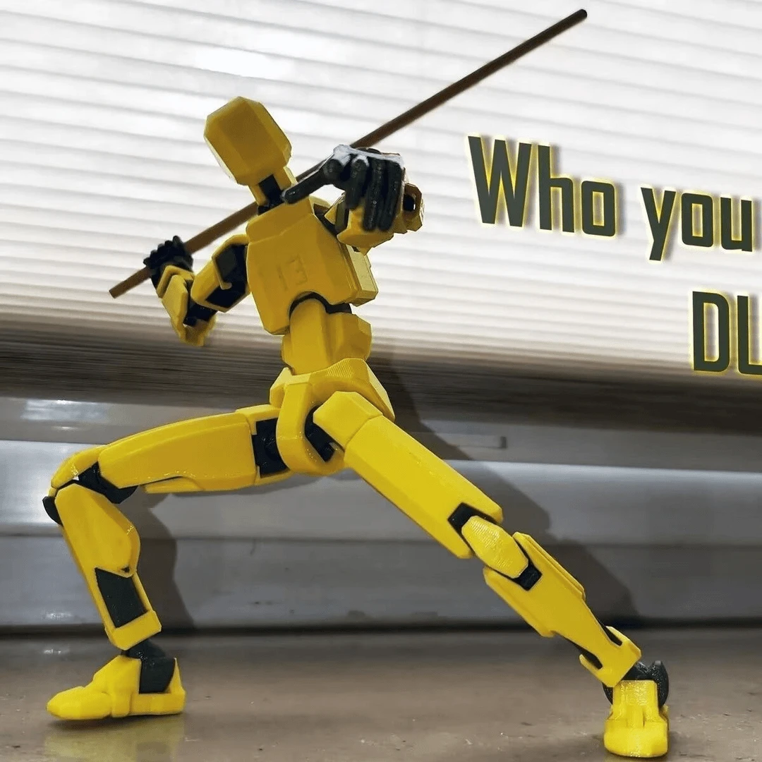 第三代Dum my13关节可动玩偶21色定制3d打印假人炫酷把玩解压神器