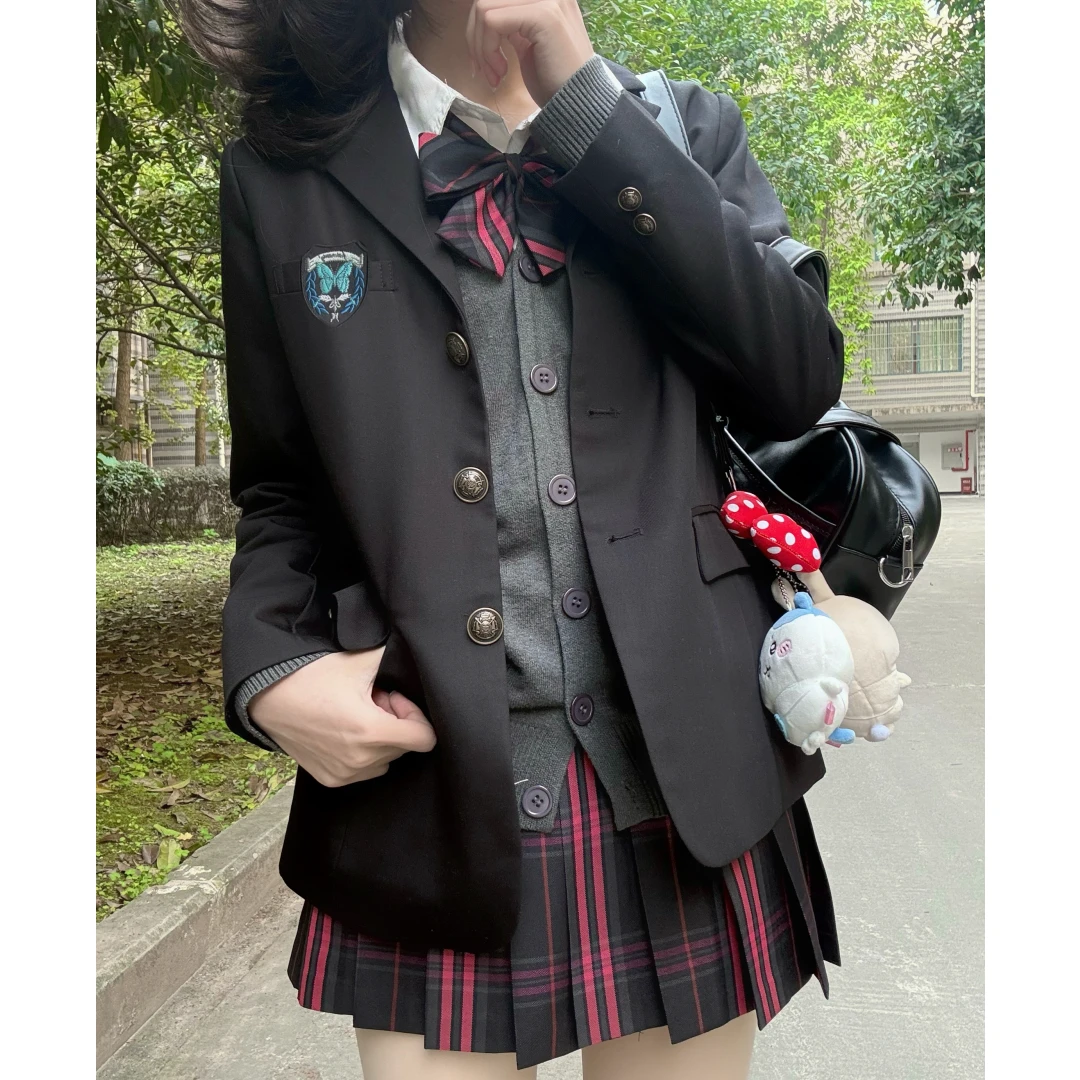 【JK西装升级版】三粒扣jk西服校供学院风修身百搭秋冬外套日系学生