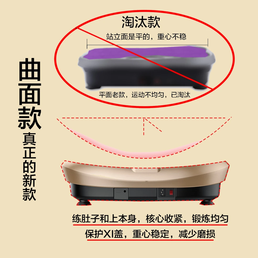 【立减400】不跑不跳 健身律动机家用健身器材好身材居家锻炼简单