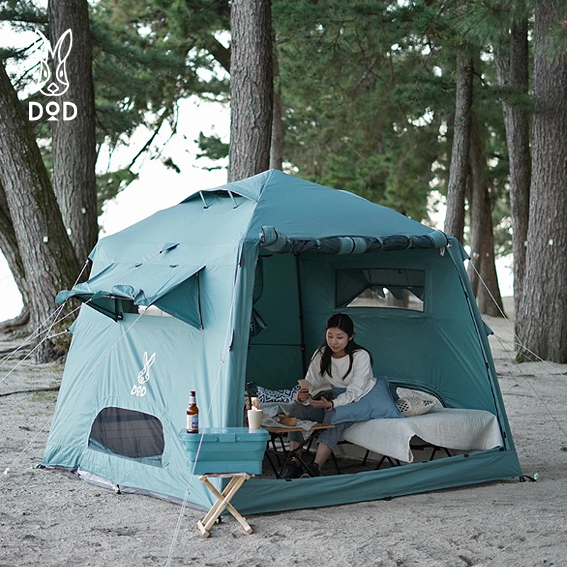 DOD一键式房屋帐篷户外折叠便携式露营防雨野餐装备全套帐T4-825