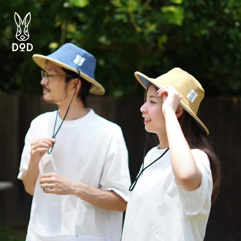 DOD双色可翻转防晒渔夫帽夏季户外露营透气凉帽钓鱼太阳帽AP1-877