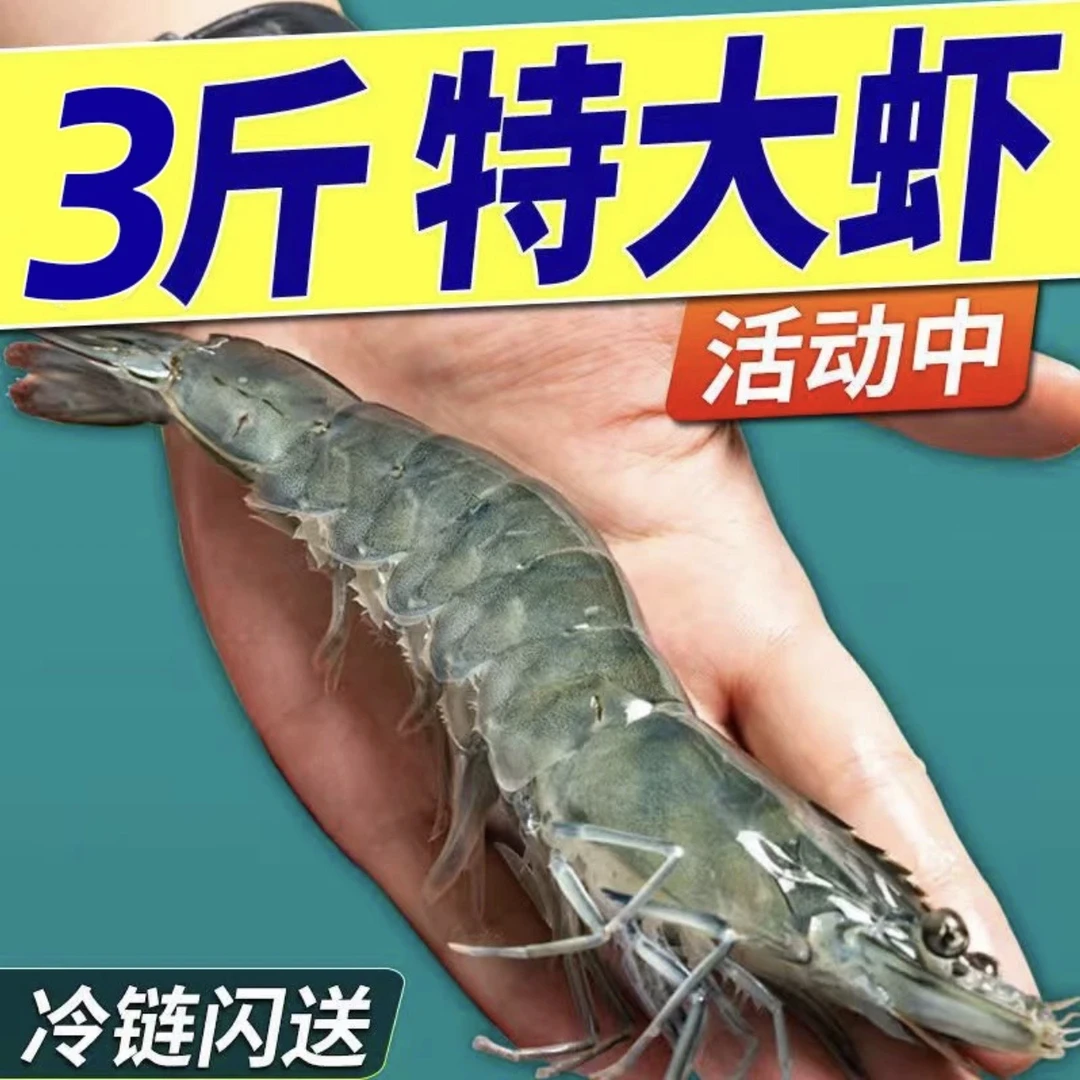 捕虾人【促销】盐冻海捕大虾2030规格 ，新鲜现捕大虾。