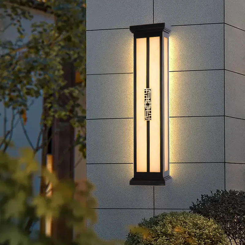 EYPHI/益菲全铜新中式中国风户外壁灯别墅庭院入户大门柱壁外墙灯