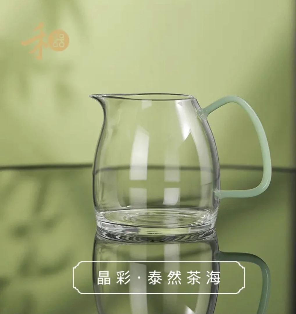 禾器禾器晶彩 泰然浅玉色 公道杯 茶海 400cc