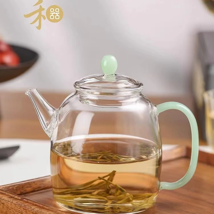 禾器耐热手工泡茶壶泡壶小容量玻璃壶泡茶器家用茶具宴臣壶310ml