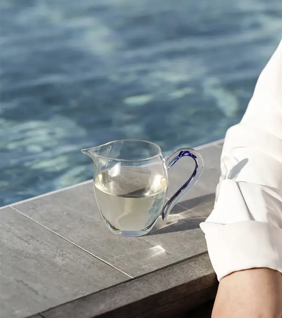 禾器禾器炫彩 怡然凤尾幽蓝 公道杯 330cc