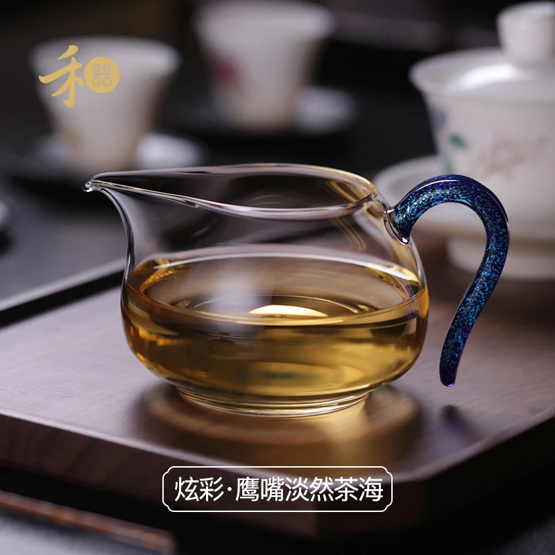 禾器炫彩·淡然茶海 高硼硅 玻璃公道杯 高端茶器 茶道 370ml