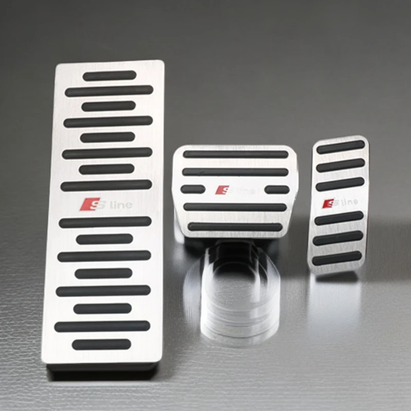 适用奥迪系列新款A4L A6L Q5L 免打孔油门刹车防滑加厚双层脚踏板