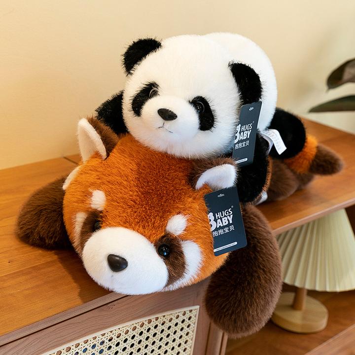 Hugs Baby/抱抱宝贝抱抱宝贝小涴熊公仔趴姿大熊猫毛绒玩具