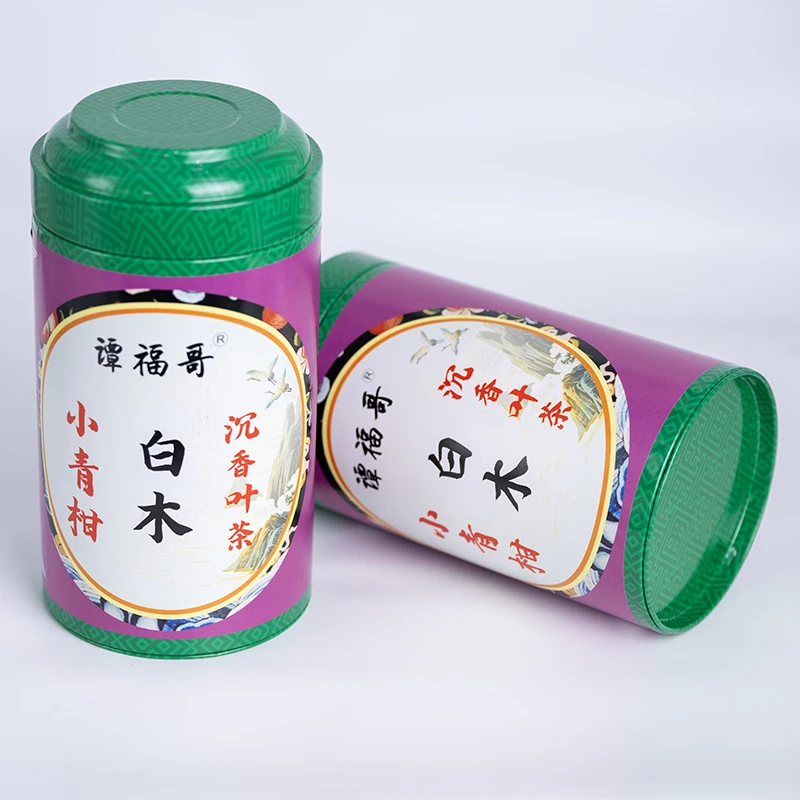 TANFUJI谭福哥【Happy】广宁特产250g罐装小青柑白木沉香茶耐泡茶叶