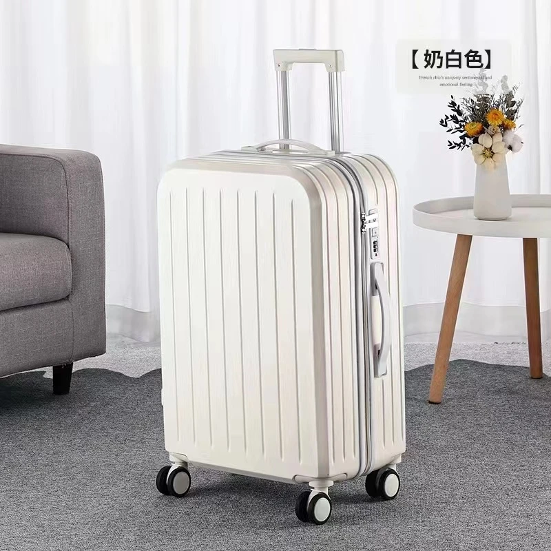 行李箱2024女款新款轻便网红密码箱耐用男款时尚旅行箱拉链拉杆箱