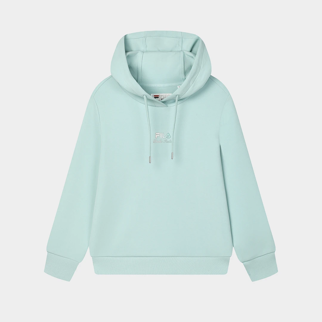 Fila斐乐长袖运动百搭女士简约宽松潮流女子时尚休闲连帽卫衣