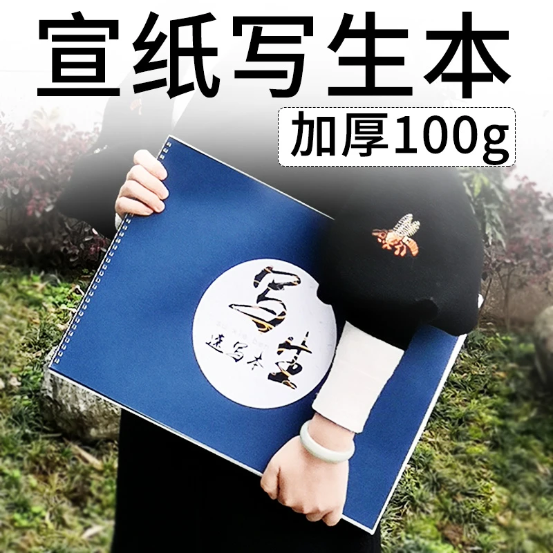 御书房加厚生宣速写本写生国画写意书法作品纸便捷式学生用纸