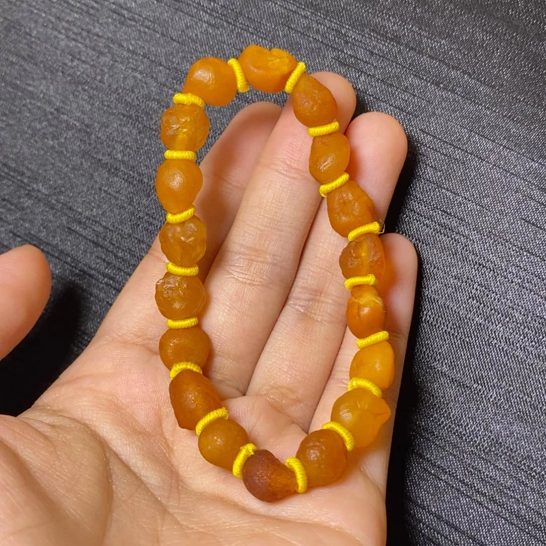 定制琥珀未镶嵌手串